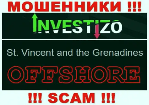 Так как Инвестицо Лтд зарегистрированы на территории St. Vincent and the Grenadines, присвоенные вложенные деньги от них не вернуть