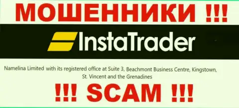 Будьте крайне осторожны - организация Insta Trader пустила корни в офшоре по адресу - Suite 3, ​Beachmont Business Centre, Kingstown, St. Vincent and the Grenadines и накалывает клиентов