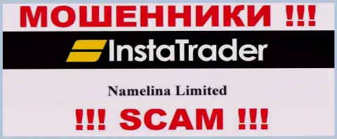 Юридическое лицо компании Намелина Лимитед - это Namelina Limited, инфа взята с официального онлайн-сервиса