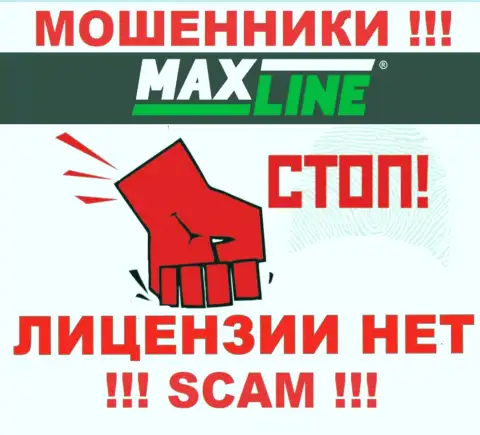 Согласитесь на совместное сотрудничество с компанией MaxLine - останетесь без денег !!! Они не имеют лицензии