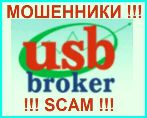 Лого мошеннической Forex брокерской компании USBBroker