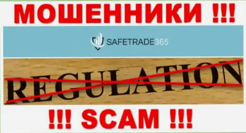 С SafeTrade365 Com довольно-таки рискованно иметь дело, потому что у организации нет лицензии и регулирующего органа