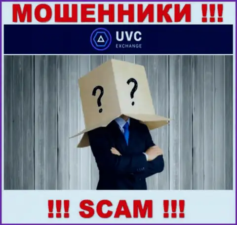Не сотрудничайте с мошенниками UVC Exchange - нет инфы о их непосредственных руководителях