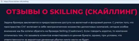 Skilling - это организация, сотрудничество с которой приносит лишь потери (обзор)