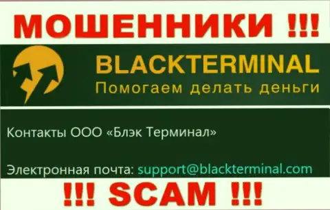 Не надо связываться с internet-мошенниками BlackTerminal, даже через их е-мейл - жулики