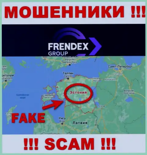 На интернет-ресурсе FrendeX вся информация касательно юрисдикции неправдивая - 100% лохотронщики !!!