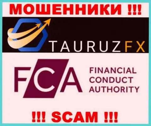 На сайте TauruzFX имеется информация о их проплаченном регуляторе - FCA