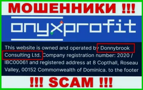 Юридическое лицо конторы Onyx Profit - это Donnybrook Consulting Ltd, инфа позаимствована с официального веб-ресурса
