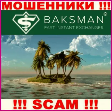 В BaksMan беспрепятственно отжимают вложенные денежные средства, скрывая инфу касательно юрисдикции