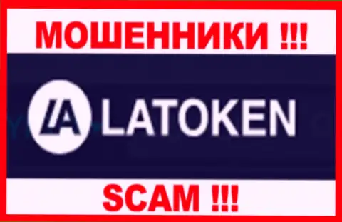 Логотип МОШЕННИКА Latoken