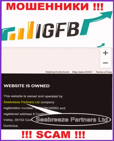 Seabreeze Partners Ltd управляющее конторой IGFB