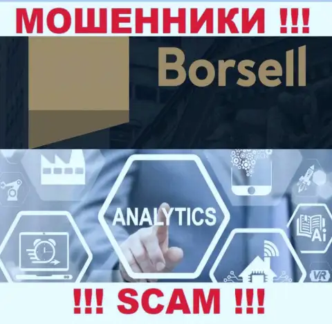 Воры Борселл Ру, работая в области Analytics, обдирают доверчивых людей