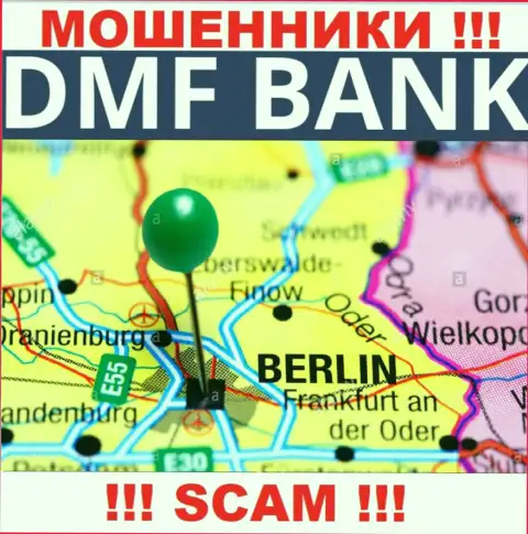 На web-ресурсе DMF Bank одна только ложь - достоверной инфы о юрисдикции НЕТ