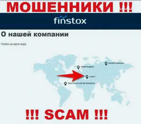 Finstox Com - это кидалы, их адрес регистрации на территории Cyprus