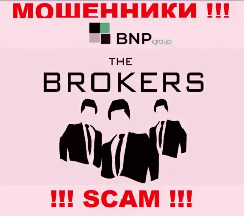 Крайне рискованно работать с internet обманщиками BNPLtd Net, сфера деятельности которых Брокер