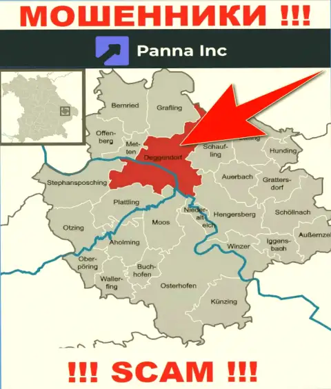 Panna Inc намерены не распространяться о своем достоверном адресе регистрации