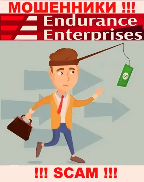 Весьма опасно доверять мошенникам из дилинговой конторы Endurance Enterprises, которые заставляют оплатить налоги и комиссии