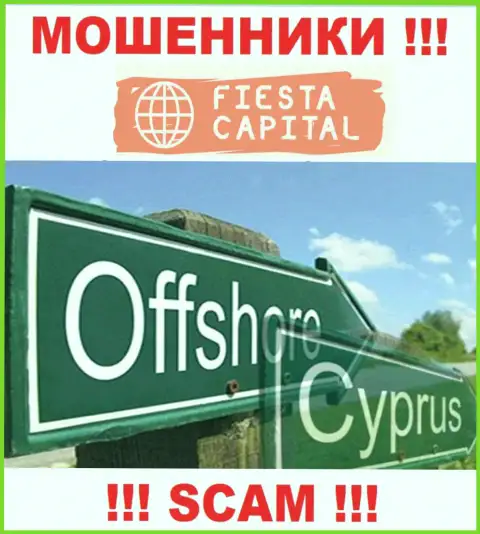Оффшорные internet мошенники ФиестаКапитал прячутся вот тут - Cyprus