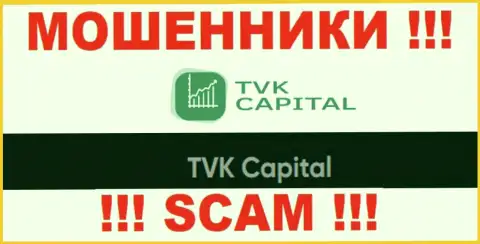 TVK Capital это юр. лицо мошенников TVK Capital