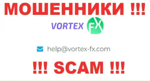 На web-сервисе ВортексЭфИкс, в контактных данных, предоставлен е-мейл этих аферистов, не стоит писать, лишат денег
