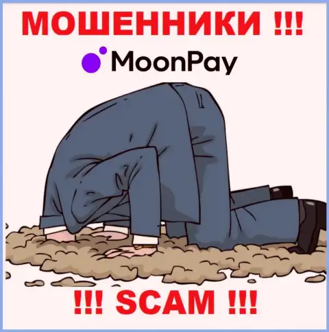 На сайте мошенников MoonPay нет ни намека о регуляторе данной компании !!!