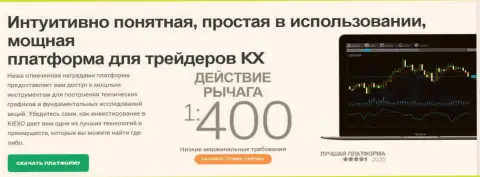 Высокое кредитное плечо от компании KIEXO